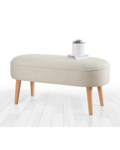 ATELIER DEL SOFA Tabure Lednok, krem