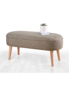 ATELIER DEL SOFA Tabure Lednok, braon