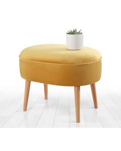 ATELIER DEL SOFA Tabure Moile, žuta