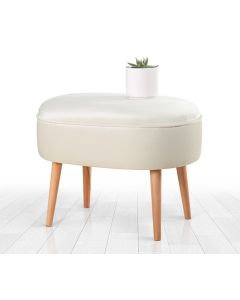 ATELIER DEL SOFA Tabure Moile, krem