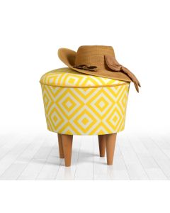 ATELIER DEL SOFA Tabure Sun, žuta