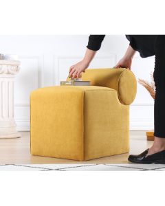 ATELIER DEL SOFA Tabure Linburg Puf, žuta