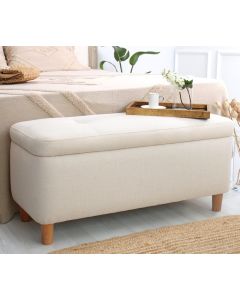 ATELIER DEL SOFA Tabure Rocio, krem
