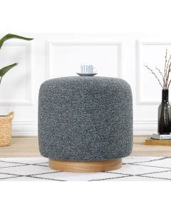 ATELIER DEL SOFA Tabure Cheriton Puf, siva