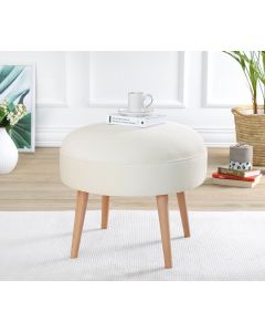 ATELIER DEL SOFA Tabure Romley, krem