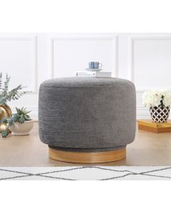 ATELIER DEL SOFA Tabure Turneed, siva