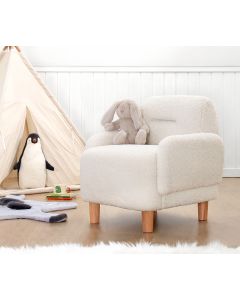 ATELIER DEL SOFA Fotelja za decu Cobie Teddy, bela