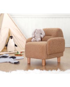 ATELIER DEL SOFA Fotelja za decu Cobie Teddy, braon