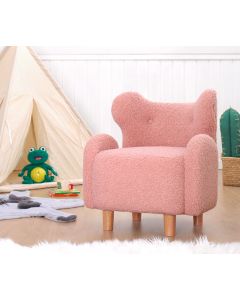 ATELIER DEL SOFA Fotelja za decu Juano Teddy, roze
