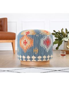 ATELIER DEL SOFA Tabure Ferruz, plava