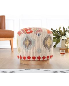 ATELIER DEL SOFA Tabure Ferruz, krem