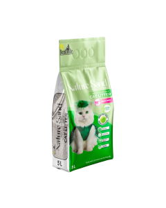 NATURE SAND CAT LITTER GREEN APPLE SCENTED 5L