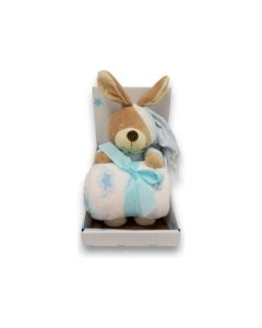BBO Plišana igračka i ćebence Bear (20TB0167) - blue - 20TB0167-2BLUE