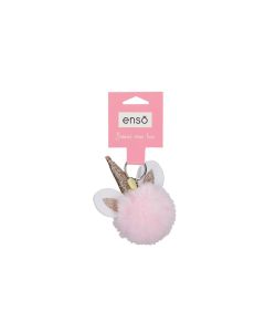ENSO FLUFFY CHARMS dečiji privezak - pink/white