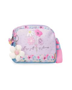 ENSO FULL OF FLOWERS dečija torba na rame - pink