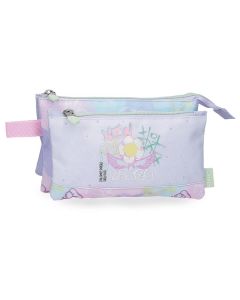 ENSO NEW VIBES prazna pernica sa 3 pregrade - ljubičasta