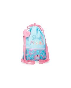 ENSO JUNGLE MOOD dečija torba za sport - tirkizna