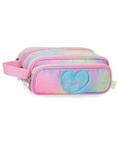 ENSO FREE SPIRIT prazna pernica sa 5 pregrada - pink