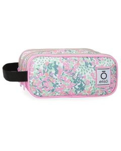 ENSO FLEUR ženski neseser sa 3 pregrade - orchid pink