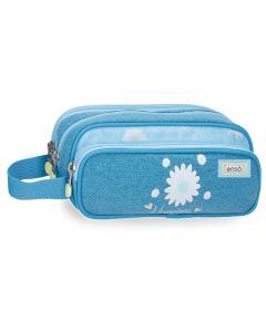 ENSO HAPPINESS prazna pernica sa 3 pregrade - plava