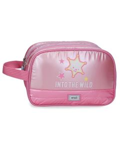 ENSO INTO THE WILD dečiji neseser sa 2 pregrade - pink