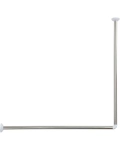 TENDANCE Držač zavese za kadu ugaoni 80x80cm inox hrom - 210299