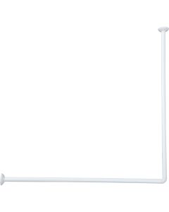 TENDANCE Držač za zavese za kadu ugaoni 90x90cm aluminijum bela - 2113100