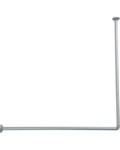 TENDANCE Držač zavese za kadu ugaoni 90x90cm aluminijum hrom - 2113102