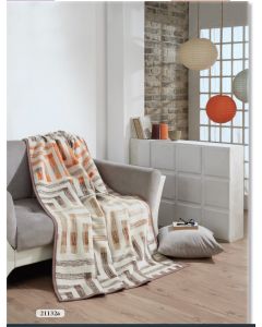 DEKOR DOM Ćebe ECO BLANKET 200x230 - 21132c - Beige Orange