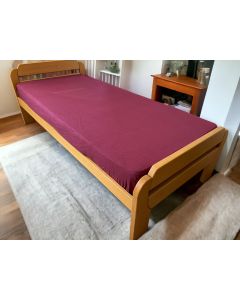 VIKTORIJA Čaršav Flanel 100x200cm+25cm Ciklama - VLK000213