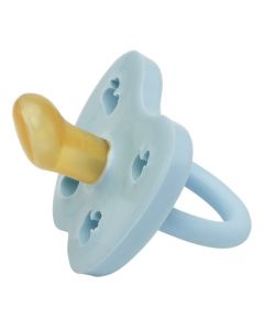 HEVEA Ortodontska cucla od prirodne gume (0-3 mes) Baby plava - 213411