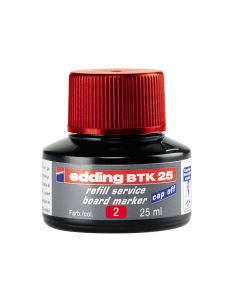 Refil za board marker Edding BTK 25 ml Crveni - 6882-1