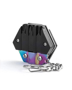 Privezak multifunkcionalni alat plavo ljubicasti