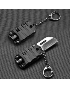 Privezak multifunkcionalni noz šrafciger crni