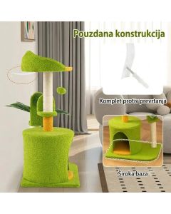 Maca Panama kućica i grebalica 79cm