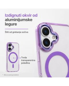 Maska za iPhone 15 6.1 ljubicasta Magsafe Loop