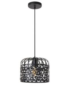 Rabalux Visilica Alessandra E27 1x MAX 60W mat crno (2156) - 2156-1
