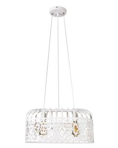 RABALUX Visilica Alessandra mat bela, E27 60W - 2162