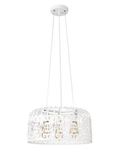 Rabalux Visilica Alessandra E27 3x MAX 60W mat belo (2163) - 2163