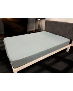 VIKTORIJA Čaršav Flanel Plavo/zelena boja 140cmx200cm/25cm - VLK000216-plavozelen