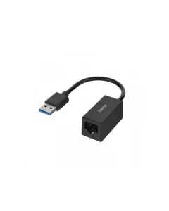 HAMA Mrežni adapter RJ-45 na USB-A, crna - 218661