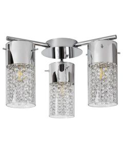 Rabalux Kupatilska rasveta Niagara E14 3x MAX 40W hrom (2195) - 2195-1