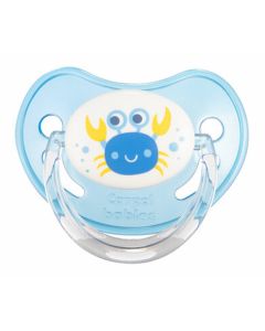 CANPOL  Silikonska varalica 0-6m Orthodontic Love&Sea, plava