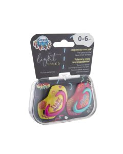 CANPOL  Varalica silikonska Neon Love 2/1 - pink - 22-652_pin