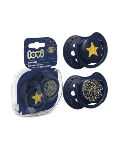 LOVI Varalica silicone dynamic 0-3m - Stardust Blue 2 komada - 22-892_blue