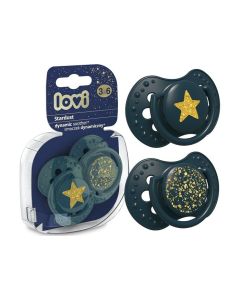 LOVI Varalica silicone dynamic 3-6m - Stardust Green 2 komada - 22-893_green