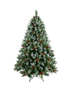 LEMON PLANET Novogodišnja jelka sa šišarkama i bobicama 210cm - 220029