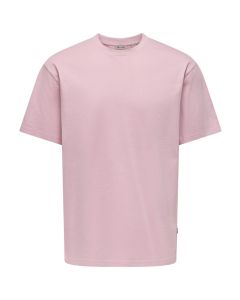 ONLY & SONS Muška roze majica fred