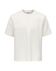 ONLY & SONS Muška bela majica andre