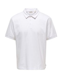 ONLY & SONS Muška bela majica fred